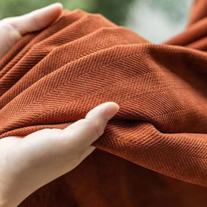 <span class=keywords><strong>Tende</strong></span> Moderne in Ciniglia Jacquard a Spina di Pesce Arancione Bruciato, Oscuranti Totali <span class=keywords><strong>e</strong></span> Termoisolanti per Soggiorno <span class=keywords><strong>e</strong></span> Camera da Letto - Product Image 2