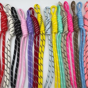 Lanière de <span class=keywords><strong>noeud</strong></span> de 5mm <span class=keywords><strong>corde</strong></span> tissée à la main <span class=keywords><strong>avec</strong></span> perle de Paracord colorée lettre sac breloque mousqueton <span class=keywords><strong>noeud</strong></span> Paracord lanière porte-clés - Product Image 6