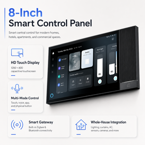 Panneau de commande tactile intelligent WiFi Zigbee Android 11 <span class=keywords><strong>Tuya</strong></span> 8 pouces avec écran tactile IPS et commande vocale Alexa pour hôtel et usage domestique - Product Image 4