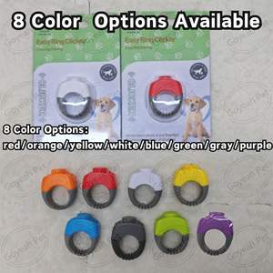 Venta al por mayor Tiny Dog Training Clicker Wearing on Finger Pet Training Ring Clicker - Product Image 5