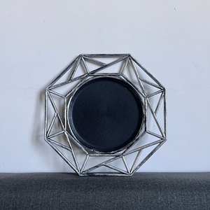 <span class=keywords><strong>Plat</strong></span> octogonal en squelette à double placage multicolore Plateau à fruits polyvalent Plateau décoratif Assiettes de présentation - Product Image 5