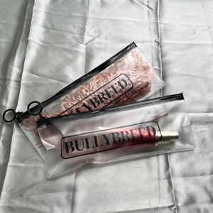 Sacs d'emballage en PVC givré avec fermeture éclair pour bijoux (colliers, boucles d'oreilles) et rangement, personnalisables avec logo, en EVA et PVC, petits pochettes Ziplcok en plastique - Product Image 6