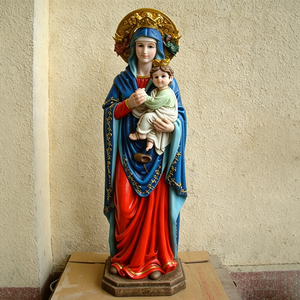 Estatua de Resina del Niño Jesús de Praga de 48 Pulgadas, Pintada a Mano, con Corona Real, Figura Religiosa, Decoración para el Hogar, Iglesia o Altar - Product Image 6