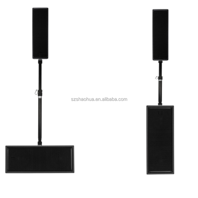 TT 515-A Dual 5 Inch 2 Ways Professional Active Column Speaker With TT 808-AS Double 18 Inch Active Subwoofer
