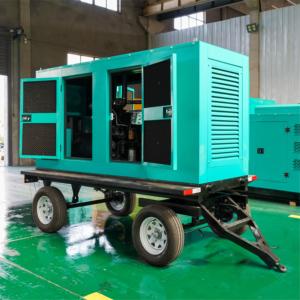 Groupe électrogène à démarrage automatique et à distance, 150 kW, refroidissement par eau, 400 V/230 V, facile à transporter, puissance de pointe, TSL-150GF, haute efficacité - Product Image 5