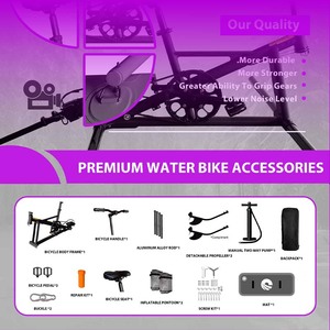 Magazzino UE Aliscafo gonfiabile galleggiante ciclo acqua di mare del pedale della bici barca prezzo per la vendita - Product Image 4