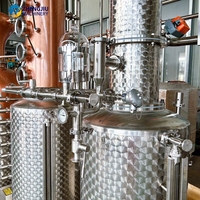 ZJ 1000L Koperen Pot Distilleerapparaat voor Fruitdistillatie, Alcohol, Gedistilleerde Geest, Kolomdistilleerder