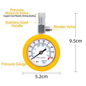 Manómetro Mecánico para Neumáticos de Alta Resistencia con Desinflado Rápido, Manómetro de Aire para Neumáticos de Acero Inoxidable - Product Image 5