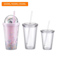 Gobelet isotherme réutilisable en acier inoxydable écologique transparent, bouteille d'eau double paroi, tasse à café, lait, smoothie DIY, fabriqué en Chine continentale