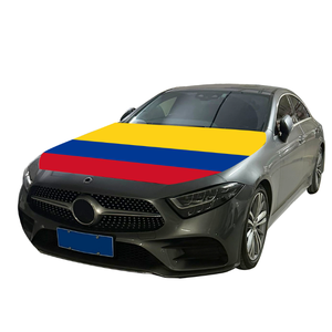 Housse de capot de voiture avec drapeau de la Colombie, drapeau de capot de voiture élastique patriotique, bannière de capot de voiture, drapeau de capot de moteur de la Colombie - Product Image 2