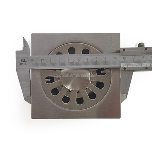 MCBKRPDIO - Desagüe de Piso Cuadrado Cromado para Baño, Acero Inoxidable, Antiolor, Desagüe de Piso para Cocina - Product Image 5
