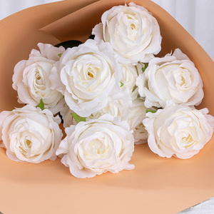 Bouquet de roses artificielles Wen Hope, fleurs en soie multicolores pour la décoration de la maison, Saint-Valentin - Product Image 2