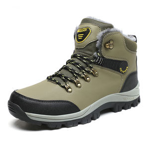 Outdoor Man High-Top Winter Pluche Warmte Snowboots Waterdicht Boom Klimmen Schoenen Voor Mannen - Product Image 2