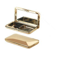 Palette d'ombres à paupières en or vide, emballage, prix compétitif, crème à la mode