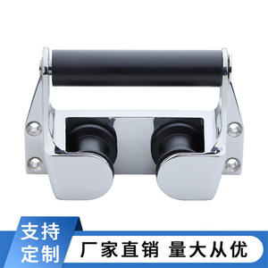 316 Stainless Steel Double Wheel Guide <b>Heavy</b> <b>Duty</b> Universal Guide Anchor with Cable Hole Rope Pile <b>Bracket</b> for Yacht Accessories - Product Image 4