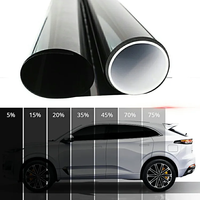 Película de Tinte Solar para Ventanas de Automóviles de Alta Calidad, Polarizada, de 1.5 Mil, con Cambio de Color, Nano Cerámica, Rechazo de Rayos UV y Alta Resistencia al Calor