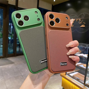 เคสโทรศัพท์ Great TechWoven แบบแม่เหล็กสำหรับ iPhone 17 16 15 14 Pro Max ดีไซน์กรอบผ้าลินิน ป้องกันกล้องด้วยกระจก ฝาหลังผ้า - Product Image 1