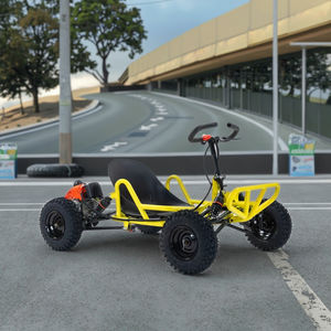Kart électrique quatre roues édition rouge très populaire pour adultes, idéal pour les loisirs en extérieur, avec transmission par chaîne, pour le drift et les excursions transfrontalières. - Product Image 5