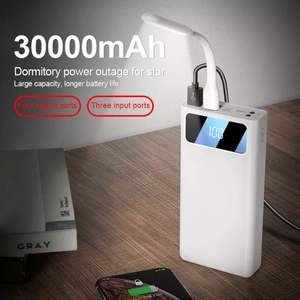 Batterie externe en gros avec 4 sorties USB, 30000 mAh et écran numérique - Product Image 2