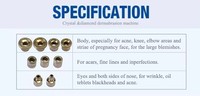Appareil de microdermabrasion à cristaux de diamant blanc 2026 avec rajeunissement de la peau pour le visage, prise US/EU