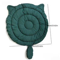 Coussin de lit pour chat en coton, matelas double face pour chat et petit chien, à poser au sol, confortable pour chat et chiot