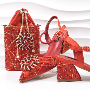 Nouveaux Styles Chaussures et Sacs <span class=keywords><strong>Bleu</strong></span> <span class=keywords><strong>Marine</strong></span> 2025 – Ensemble Talons Hauts pour Femmes Turquie - Product Image 6