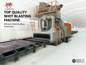 خط معالجة مسبق أوتوماتيكي للألواح الفولاذية، آلة طلاء بالرش، محرك من ماركة LONGFA، حماية عوارض H في أحواض بناء السفن (Sa2.5 - Product Image 1