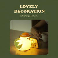 Veilleuse LED à commande tactile USB Lampe de chevet d'ambiance chaude Mini tailles Maison Chambre à coucher Batterie rechargeable