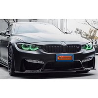 Nouveaux kits carrosserie en fibre de carbone, spoiler de pare-chocs avant, séparateur pour F80 M3 F82 F83 M4 2014-2020, diffuseur avant style 3D