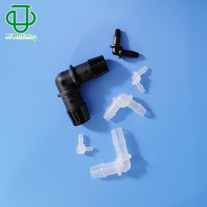 ข้อต่อพลาสติกใสรูปตัวแอล 90 องศา สำหรับเชื่อมต่อท่อส่งของเหลวและแก๊ส - Product Image 5