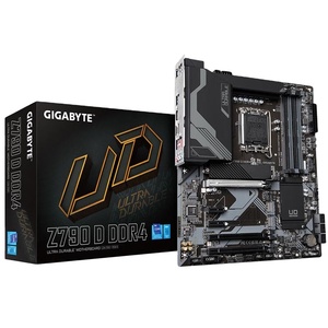 Placa base GIGABYTE Z790 D <span class=keywords><strong>DDR4</strong></span> LGA 1700 Z790 ATX con <span class=keywords><strong>DDR4</strong></span> Triple M.2 PCIe 5,0 USB 3,2 Gen2X2 Tipo-C 2.5GbE LAN - Product Image 1