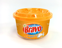 Pâte à vaisselle solide écologique BRAVO au parfum de citron, disponible en plusieurs tailles (200g-1000g), fabriquée en Chine