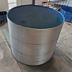 <span class=keywords><strong>SDM</strong></span> fabbrica vendita calda serbatoio ondulato serbatoio di pesce in acciaio telone in pvc serbatoio di acquacoltura per piscicoltura - Product Image 5