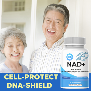 Supplément OEM Private Label NAD + Booster- (NR) pour l'énergie cellulaire et le soutien des télomères-60 Capsules végétaliennes - Product Image 2