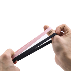 Bande de cuisson élastique en caoutchouc de silicone personnalisée bande de <span class=keywords><strong>livre</strong></span> extensible pour la gestion des câbles de salle de bain accessoires d'emballage flexible à usage alimentaire - Product Image 4