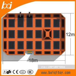 Aire de jeux intérieure multifonctionnelle Grande aire de jeux Piscine intérieure en mousse Parc de trampoline pour enfants <span class=keywords><strong>Parcours</strong></span> <span class=keywords><strong>Ninja</strong></span> à vendre - Product Image 2