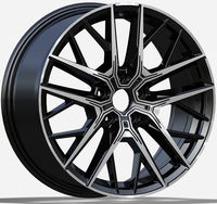 Jante en alliage pour voiture de tourisme Vorgin New Cheep Polished Black 19x8.0 pouces pour BMW X1 F48 X2 F39 1 F40 2 Gran Tourer BMW 3 4 5 7
