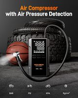 WOLFBOX MegaVolt24 Air 4000A Démarreur de Batterie Portable pour Voiture 12V Charge Rapide Affichage LED Compresseur d'Air 160PSI Démarreur d'Urgence 10L