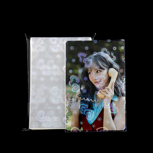 Nouveauté ! !! Protège-cartes KPOP HOLOGRAM de qualité supérieure, motif cœur jumeaux, 5000 pièces, épaisseur premium - Product Image 2