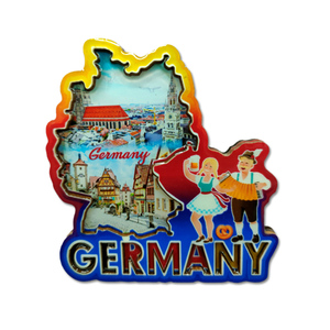 Diseño de logotipo personalizado imán de nevera de madera epoxi <span class=keywords><strong>Napoli</strong></span> recuerdo turístico imanes de nevera de Nápoles de Italia - Product Image 6