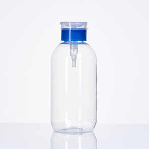 Custom PET Plastic Clamshell Press <b>Pump</b> <b>Bottle</b> 200ml 250ml Makeup Remover <b>Bottle</b> for Nail Polish Remover High quality - Product Image 4