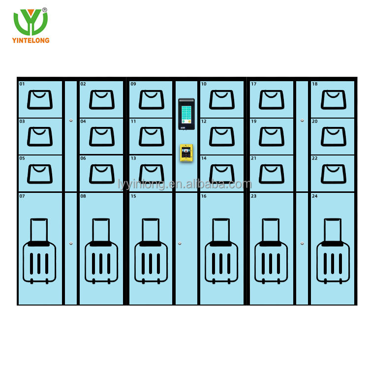 YL Smart Self-service Luggage Steel Storage Cabinet for Beaches ...