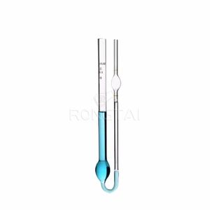 Viscosímetro de aceite <span class=keywords><strong>Ostwald</strong></span> de vidrio borosilicato de laboratorio RONGTAI Fábrica de China 1831 Viscosímetro <span class=keywords><strong>Ostwald</strong></span> Viscosímetro capilar de tubo en U - Product Image 5