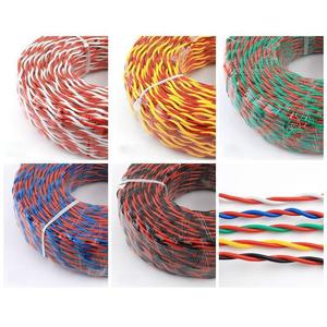 RVS-Twisted Pair 2 Core0.5 0,75 1 1.5 2.5 4 6mm <span class=keywords><strong>PVC</strong></span> Isolamento Cobre Cabo De Alimentação à Prova De Fogo Elétrico De Baixa Tensão Cabos - Product Image 2