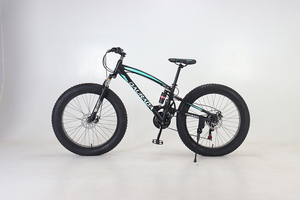 Bicicleta de Montaña DAURAADA con Horquilla de Suspensión de Acero y Neumáticos Anchos para Superar Desafíos en Nieve y Arena - Product Image 3