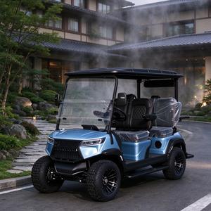 Carrito de Golf Eléctrico de Litio para 4 Personas, Estructura Antioxidante, Buggy de Golf para Turismo en la Playa - Product Image 1
