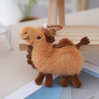 Porte-clés en peluche chameau, mignon, doux, Kawaii, adorable, breloque de sac, vente en gros, personnalisé, OEM, ODM