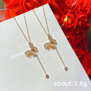 Elegante collana con ciondolo per donna, catena alla clavicola alla moda, gioielli da indossare tutti i giorni - Product Image 1
