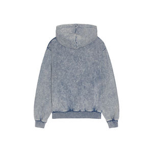 Kingsen Stone Washed Soft Cotton Thick Pullover <b>Hoodie</b> Men's French Terry Vintage Washed Heavyweight <b>Hoodie</b> Embroidery Hip hop - Product Image 5