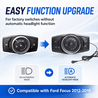 Módulo de Sensor de Control de Interruptor de Faros Delanteros, Botón Ajustador de Luces Antiniebla para Ford Focus Mk3, Kuga, Ecosport, Mondeo